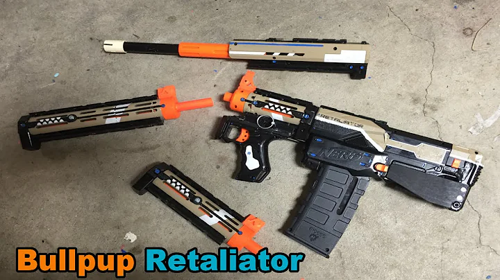 Bullpup Nerf Retaliator Mod (Rutlup) w/ Barrel System | Walcom S7