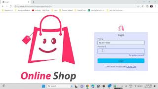 Online Shopping Application Presentation