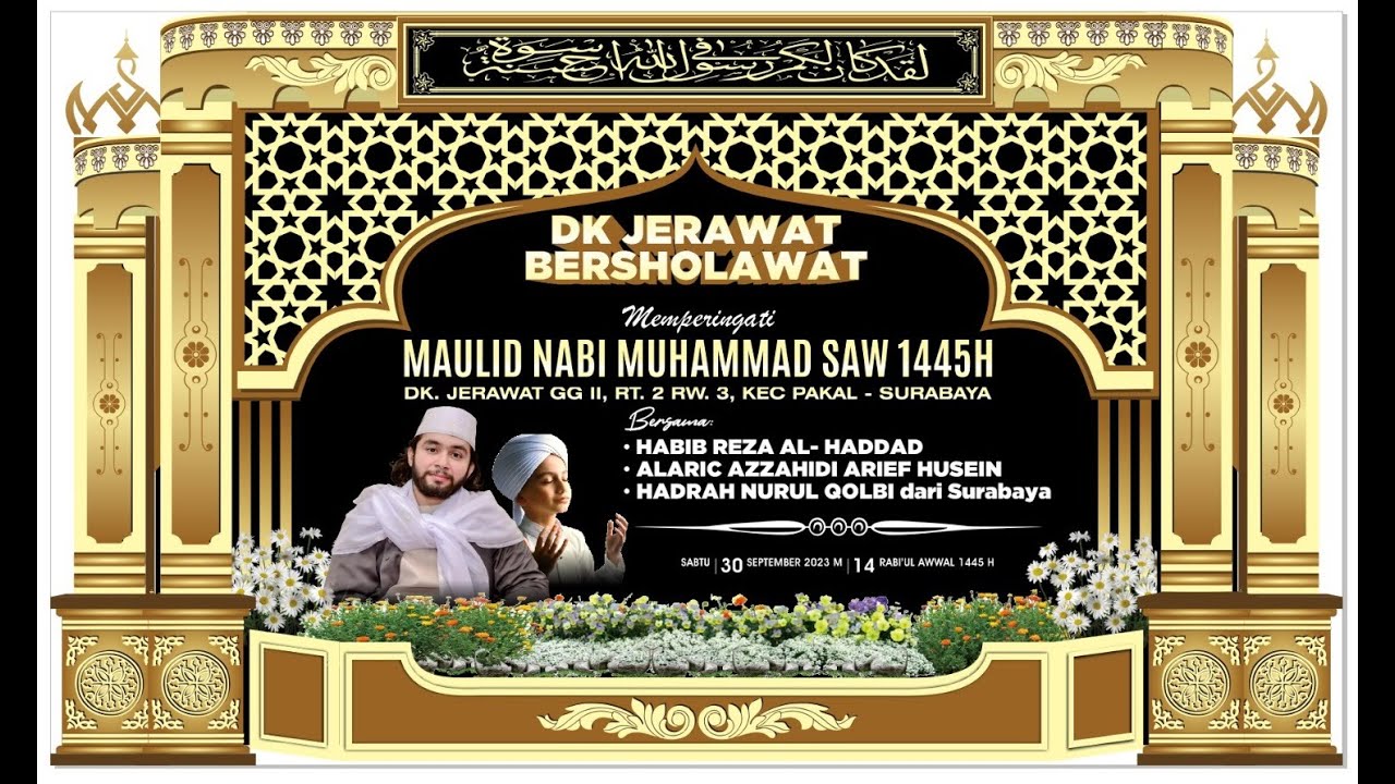 DK Jerawat Bersholawat Bersama Habib Reza Al - Haddad & Alaric Azzahidi Arief Husein