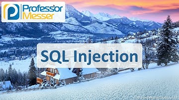 SQL Injection - CompTIA A+ 220-1102 - 2.4
