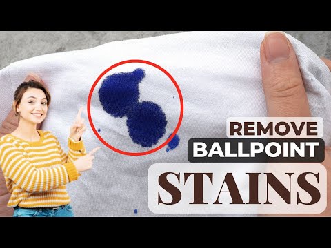 Video: 4 způsoby, jak odstranit skvrny od inkoustu z kuličkového pera z bavlněného oblečení