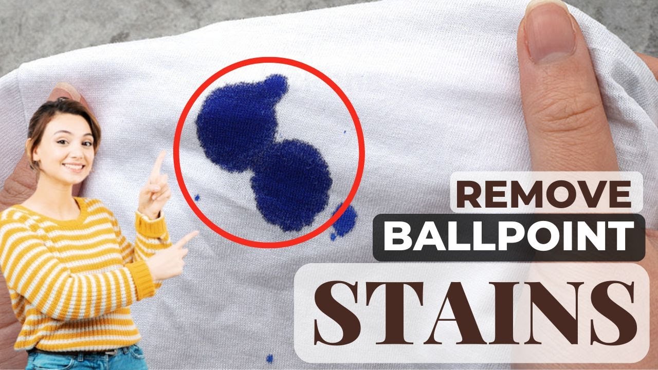 How To Remove Ballpoint Pen Stains From Clothes??Easy Methods 