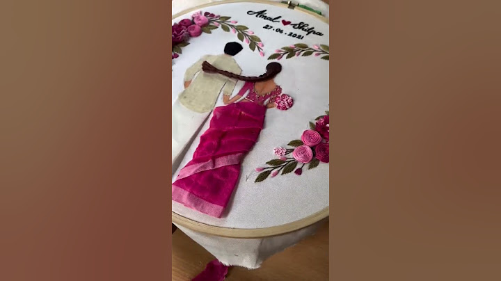 Wedding  customized embroidery hoopart 😍/ weddinggift  #trendingshorts #embroideryhoop #youtube