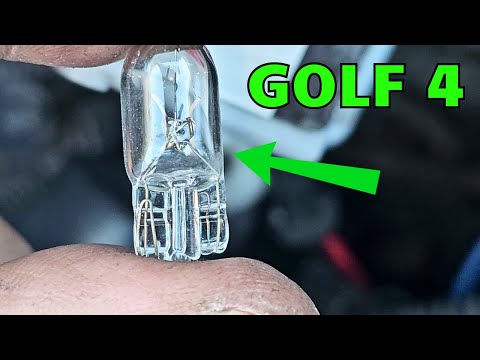 Volkswagen Golf 4  IV – Wymiana żarówki pozycyjnej / postojowej  przód