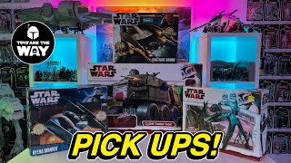 Star Wars Pick Ups! The Clone Wars Turbo Tank, Vulture Droid & Hyena Bomber!