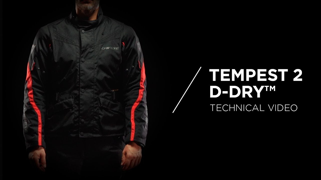 Dainese TEMPEST 2 D-DRY® Jacket - YouTube
