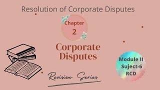 Chapter 2 Corporate Disputes