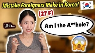 Common Mistake Foreigners Make in Korea!