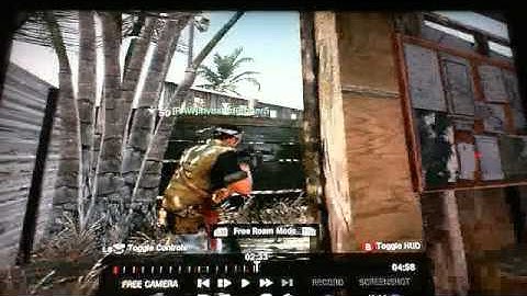 Call of Duty Black Ops Firing Range Lucky Tomahawk Kill!