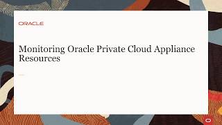Monitoring Oracle Private Cloud Appliance Resources