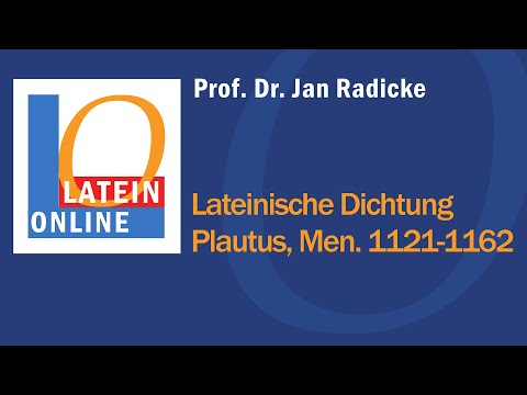 Plautus Men. 1121-1162