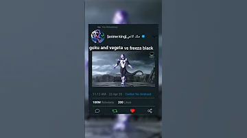 فريزا الاسود ضد غوكو و فيجيتا Goku Vs Freeze Black Vegeta Vs Freeze Black 