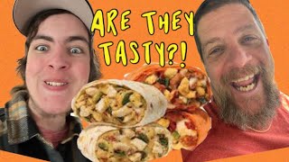 Dunkin’s NEW Chorizo Egg Wrap and Chicken and Roasted Pepper Wrap Review! | Food Review