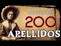 Analizo el misterio de 200 apellidos de dnde vienes la historia de tu familia