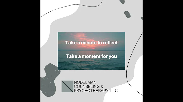 Take a minute for you.