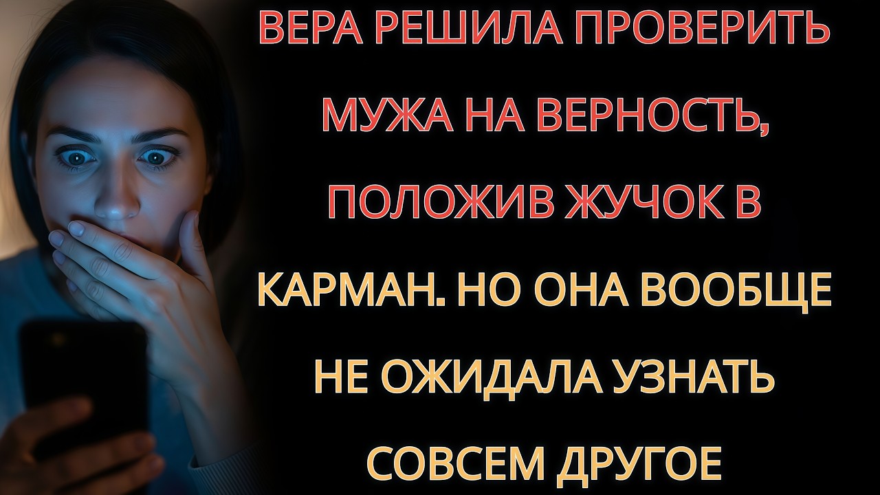 Вера решила проверить мужа с помощью жучка — но всё пошло не по плану…