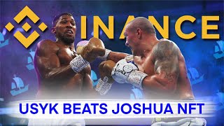 Usyk beats Joshua! NFTs on Binance and OpenSea by the new boxing heavy weight champ News