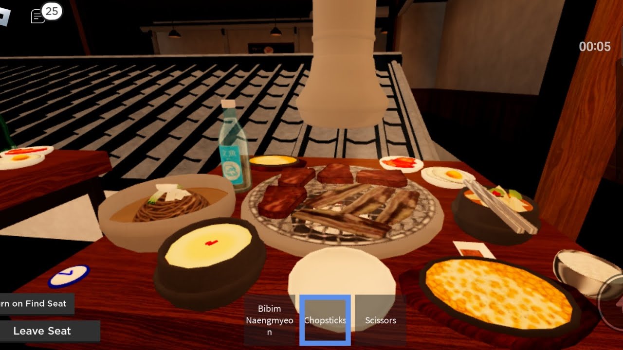 Roblox amsr Korean BBQ restraunt gameplay. (Solo) YouTube