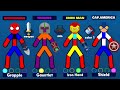 Supreme duelist stickman new update  4 player mode 2022   android  ios  avengers vs thanos