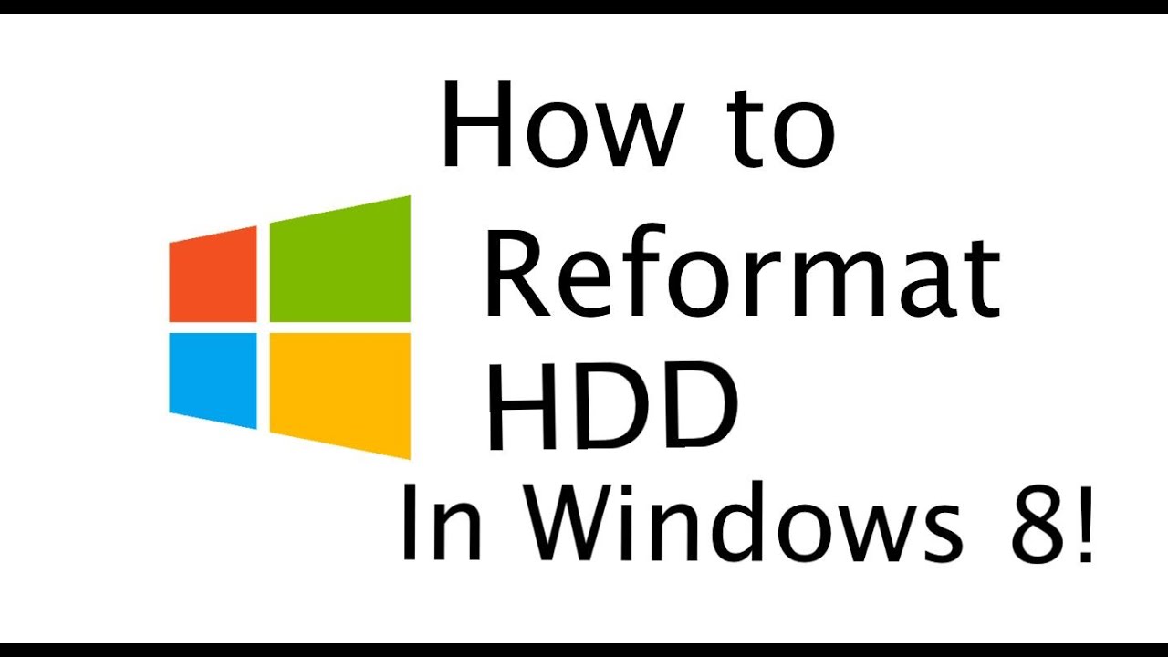 how to reformat hard drive from usb windows 10