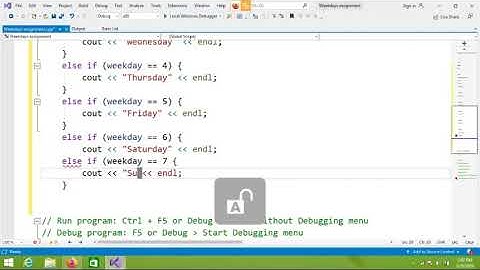 C++, else if statement (using visual studio)