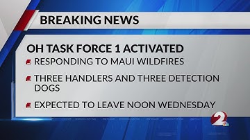Ohio Task Force 1 activated in response to Maui wildfires
