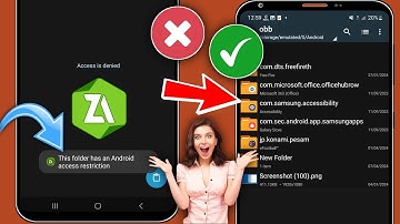 Obb/data folder access restriction - this folder has android access restriction Zarchiver (2025)