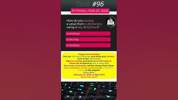 #py-Task096 - Python Quick Tips: Accessing Values in a Dictionary 📖