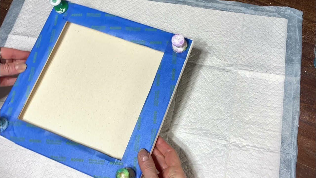 HOW TO prepare your canvas BEFORE painting TIPS to keep it Clean
