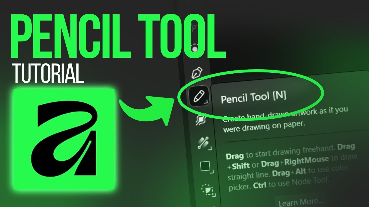 How to Use PENCIL TOOL in Affinity Like a PRO — Beginner to Expert ...