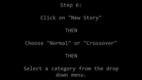 How To Create A Story On Fanfiction.net