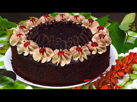 Торт "ПЬЯНАЯ ВИШНЯ" 🍒 НЕРЕАЛЬНО ВКУСНЫЙ!!! Домашний Торт Рецепт | Кулинарим с Таней