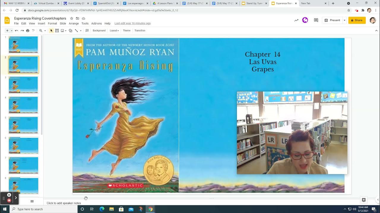 Chap. 14 Esperanza Rising Read aloud with Ms. Betty YouTube