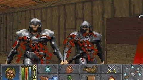 Funny Daggerfall Glitch: Guards aboard your ship.