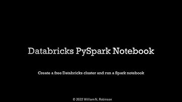 9 0 Databricks PySpark notebook (How to use Databricks for PySpark)