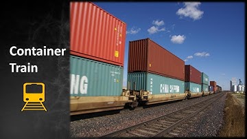 Double Stack Rail Transport IIII Container Train