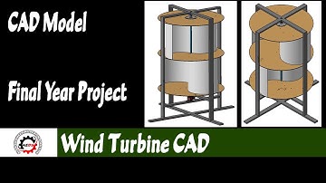 Wind Turbine Model  #01 | CAD Design | Renewable Energy | Alam engineering