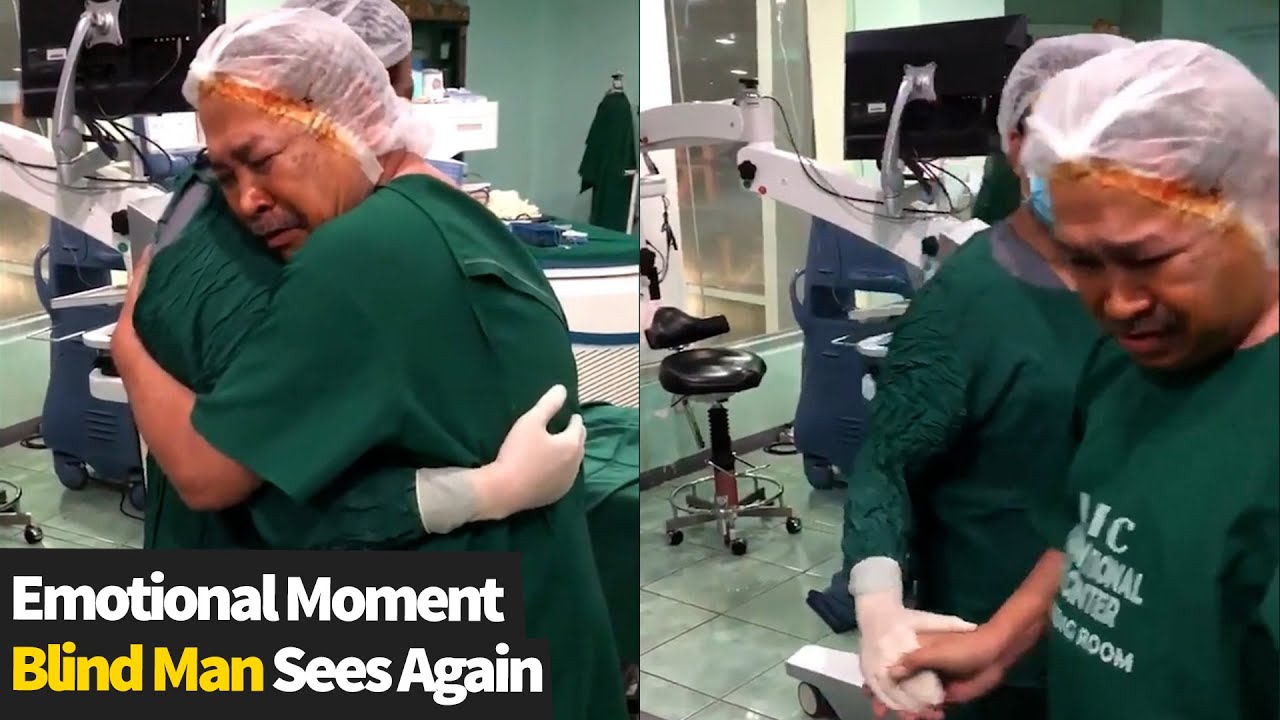Blind man sees again for first time in nearly 20 years YouTube