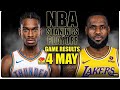 NBA STANDINGS PLAYOFFS May 4 | NBA GAMES SCHEDULE May 5, 2026 | NBA PLAYOFFS BRACKET 2026