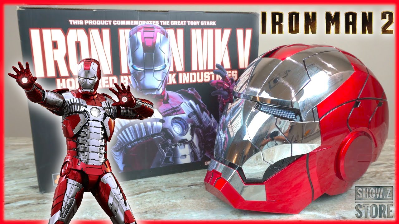 Ironman 2 Mark V Helmet 1:1 Prop Replica Review! | Jarvis At Your Command!  [Teletraan Reviews 23] - Youtube