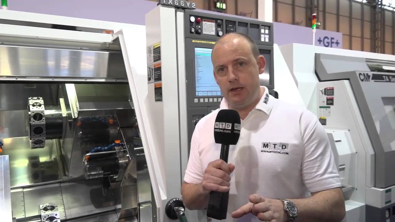 CMZ TX 66 Twin Turret Turning Centre - YouTube