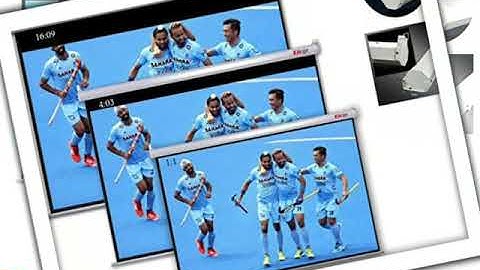 Elcor manual pull down projection screen with auto lock system