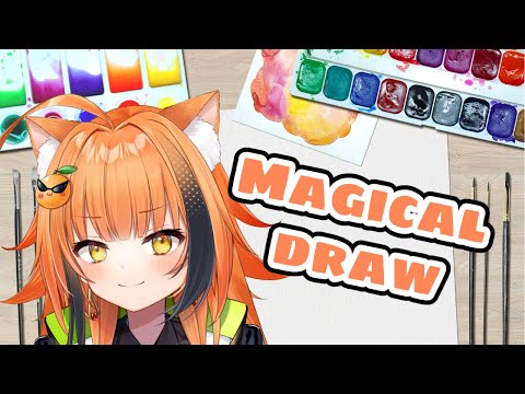 【Magical draw】It's fun to draw together!