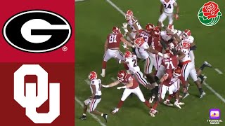 Georgia Highlights vs Oklahoma (ESPN Broadcast) | 2018 Playoff Semifinal Rose Bowl | 1/1/18