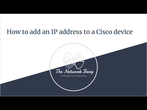 How to add an IP on a Cisco Router