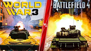 World War 3 vs Battlefield 4 - Direct Comparison! Attention to Detail & Graphics! PC ULTRA 4K