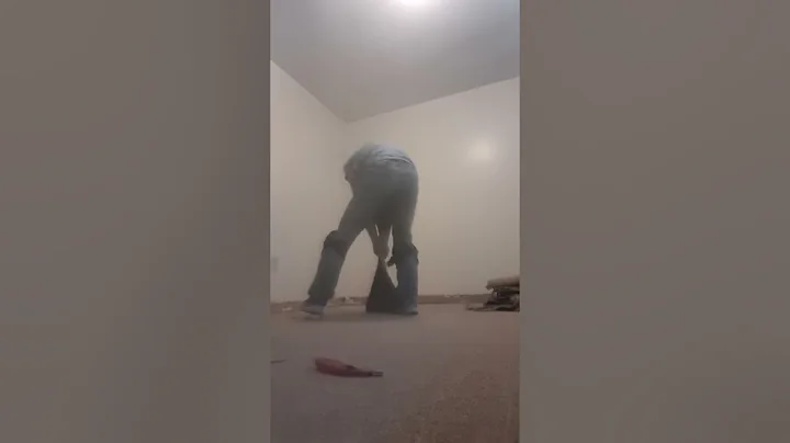 Fun times removing carpet with way too much adhesive
