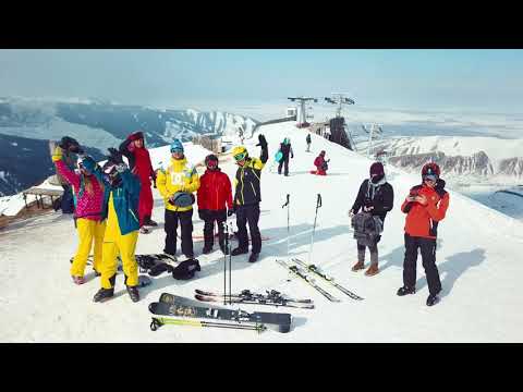 Горнолыжный комплекс Чимбулак (Шимбулак) и Каракол. Дрон.