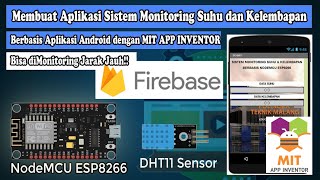 Sistem Monitoring suhu dan kelembapan berbasis App Android dengan MIT APP Inventor. 5 Menit Jadi! screenshot 1