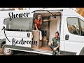 Van Build Conversion Tour 2020 | Ram Promaster camper van tour with Logan & Kelleen